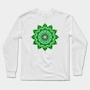 Heart Chakra Mandala (series) Long Sleeve T-Shirt